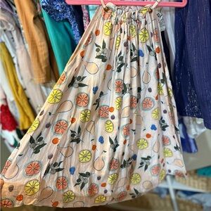 Boutique colorful fruit spaghetti strap girls dress 4/5 year